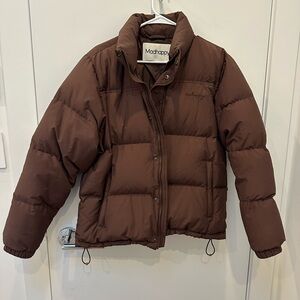 Chocolate Brown Madhappy Puffer